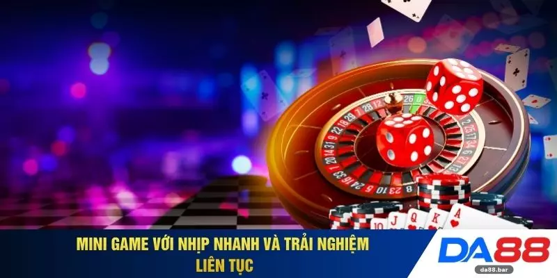 AE Casino - Sân Chơi DA88 Mang Đến Trải Nghiệm Khác Biệt 3 Mini game với nhịp nhanh và trải nghiệm liên tục